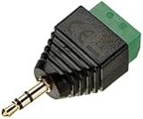 DeLock Adapter Terminalblock > Klinke 3, 5mm Stecker 3 Pin