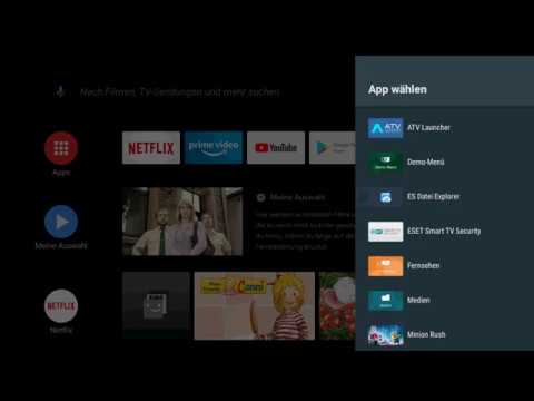 Philips Android TV 8 Oreo - Home Screen