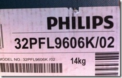 Philips 2011: 32PFL9606K/02