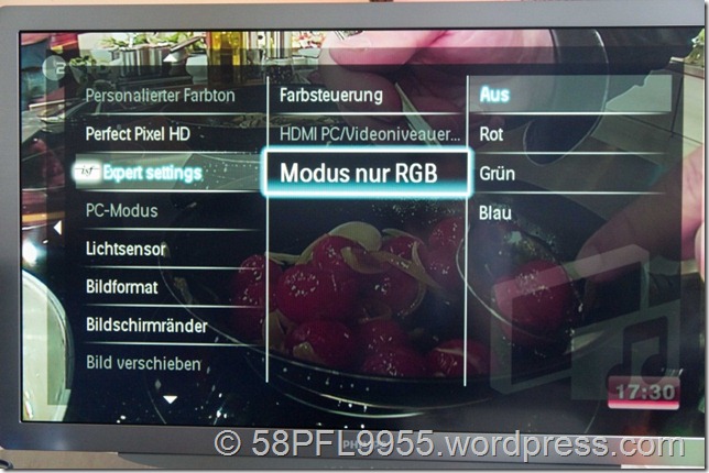 Philips 2011: ISF Calibration