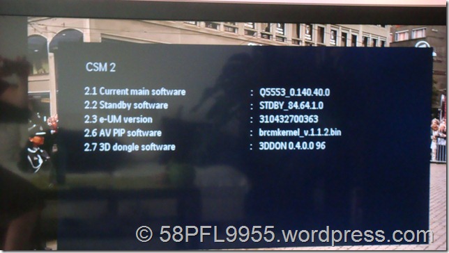 Philips 2010: Firmware 140.40 TV550R1
