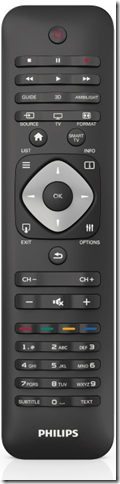 Philips Remote Control 6000 TV series