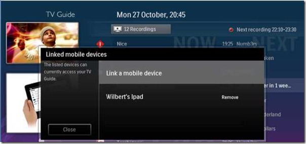 Connect Philips MyRemote App with IP-EPG