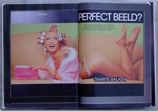 Philips 21:9 Advertisement, Dutch Playboy December 2009