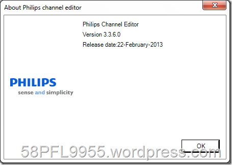 Philips Channel Editor 3.3.6.0