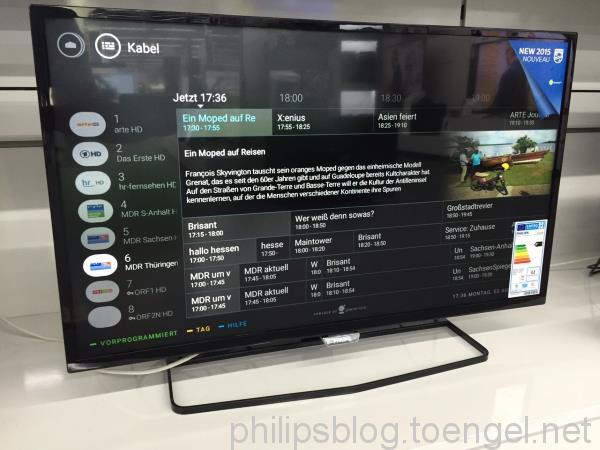 Philips Android TV GUI