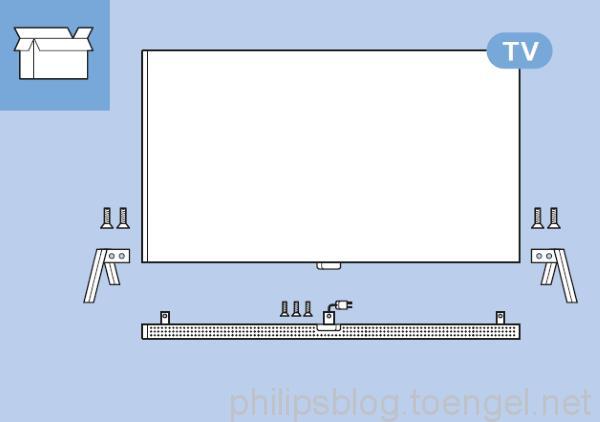 Philips 2015: 65PUS9600/12 Soundbar detachable