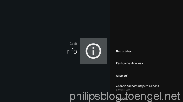 Philips Android TV Restart / Neustart