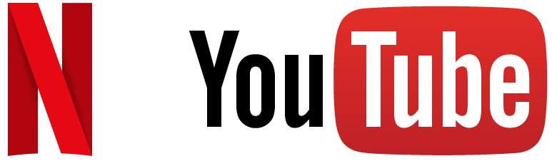 Netflix and YouTube Logo