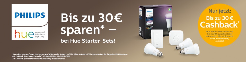 Philips: Hue-Cashback-Aktion 2019