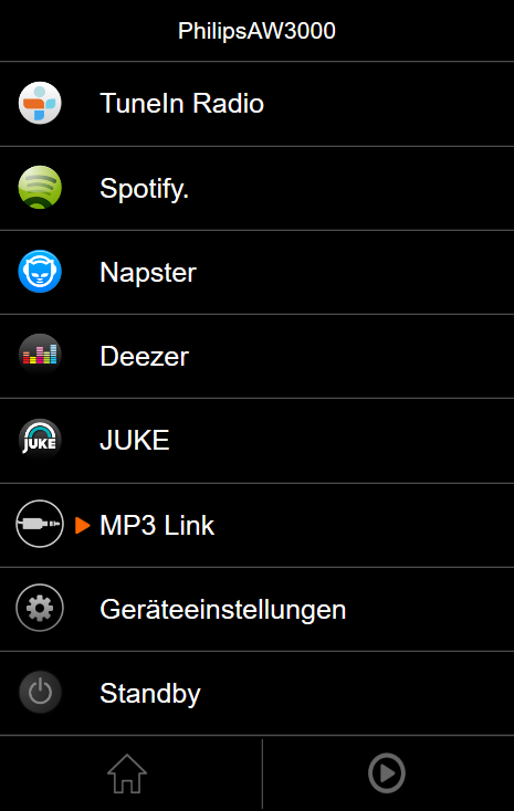 Philips AirStudio+ Lite App: MP3 Link (Line-In)