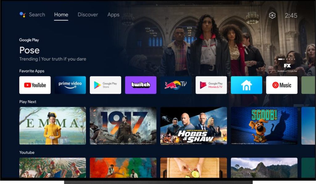 Android TV: New Launcher - Home