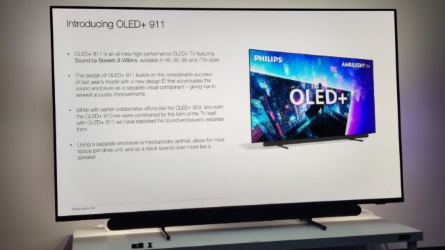Philips TV 2026: OLED911 - Sound by Bowers & Wilkins Philips TV 2026: OLED911 - Sound by Bowers & Wilkins