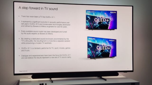 Philips TV 2026: OLED911 - Sound by Bowers & Wilkins Philips TV 2026: OLED911 - Sound by Bowers & Wilkins